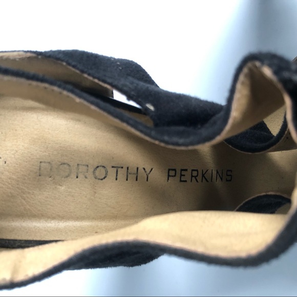 Dorothy Perkins Zippered Strap Platform Heels - Picture 3 of 9